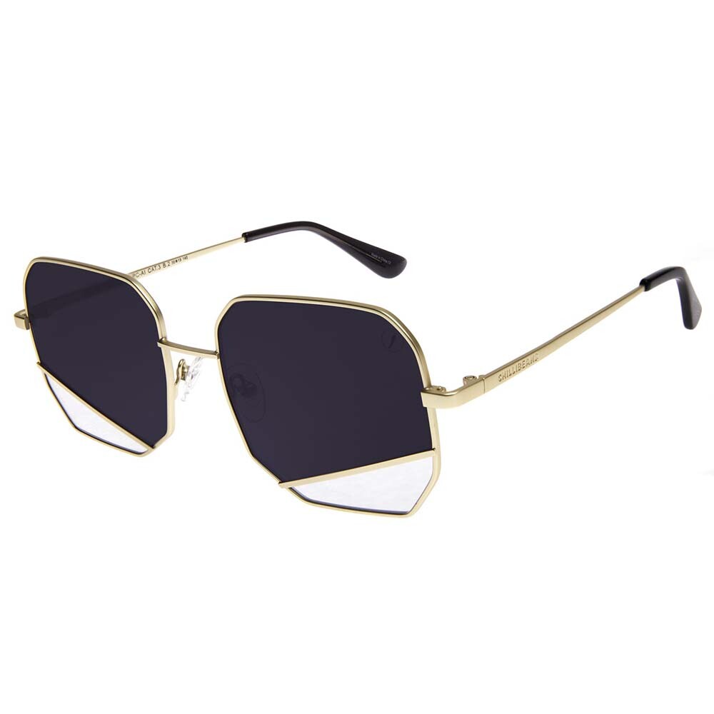Lentes De Sol Chilli Beans Accesorios - Mujer Fume/Dorado