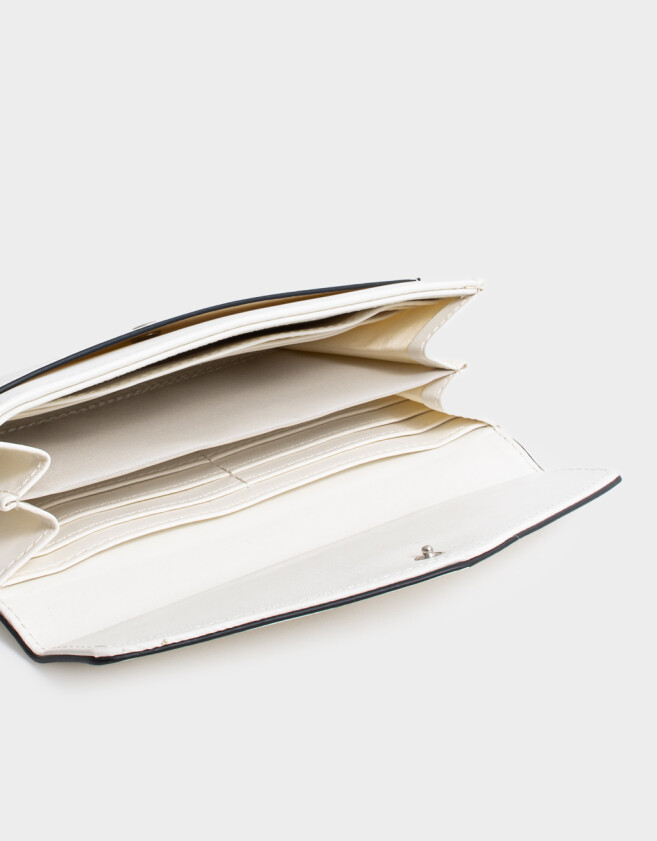 Ficheros Billetera Fichero Solapa - Blanco Crudo