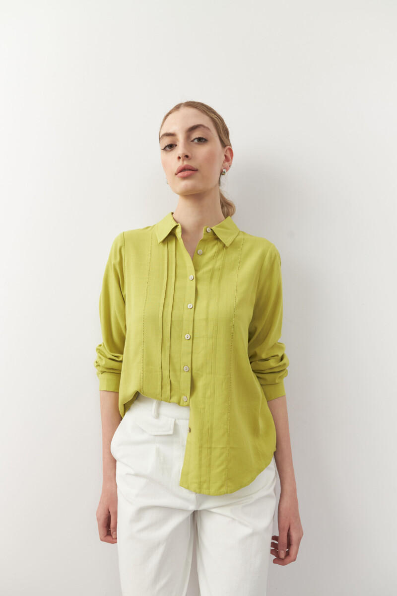 CAMISA MARLENNE Verde Manzana