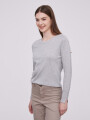 Sweater Mace Gris Melange Medio