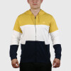 Austral MEN COTTON JACKET WITH HOOD- MUSTARD-NAVY Mostaza-Marino