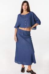 Falda Siren Azul Marino