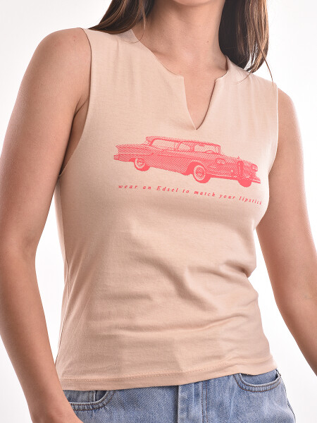 MUSCULOSA MARINO BEIGE CLARO