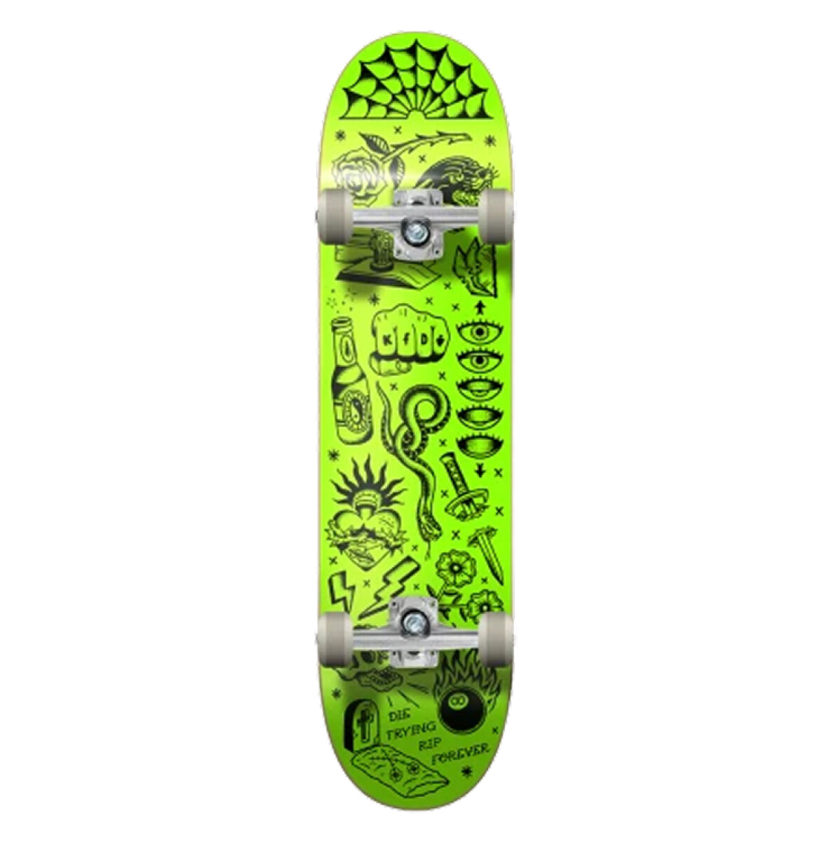 Skate armado KFD Progressive Wallpaper 8.25" - Verde 
