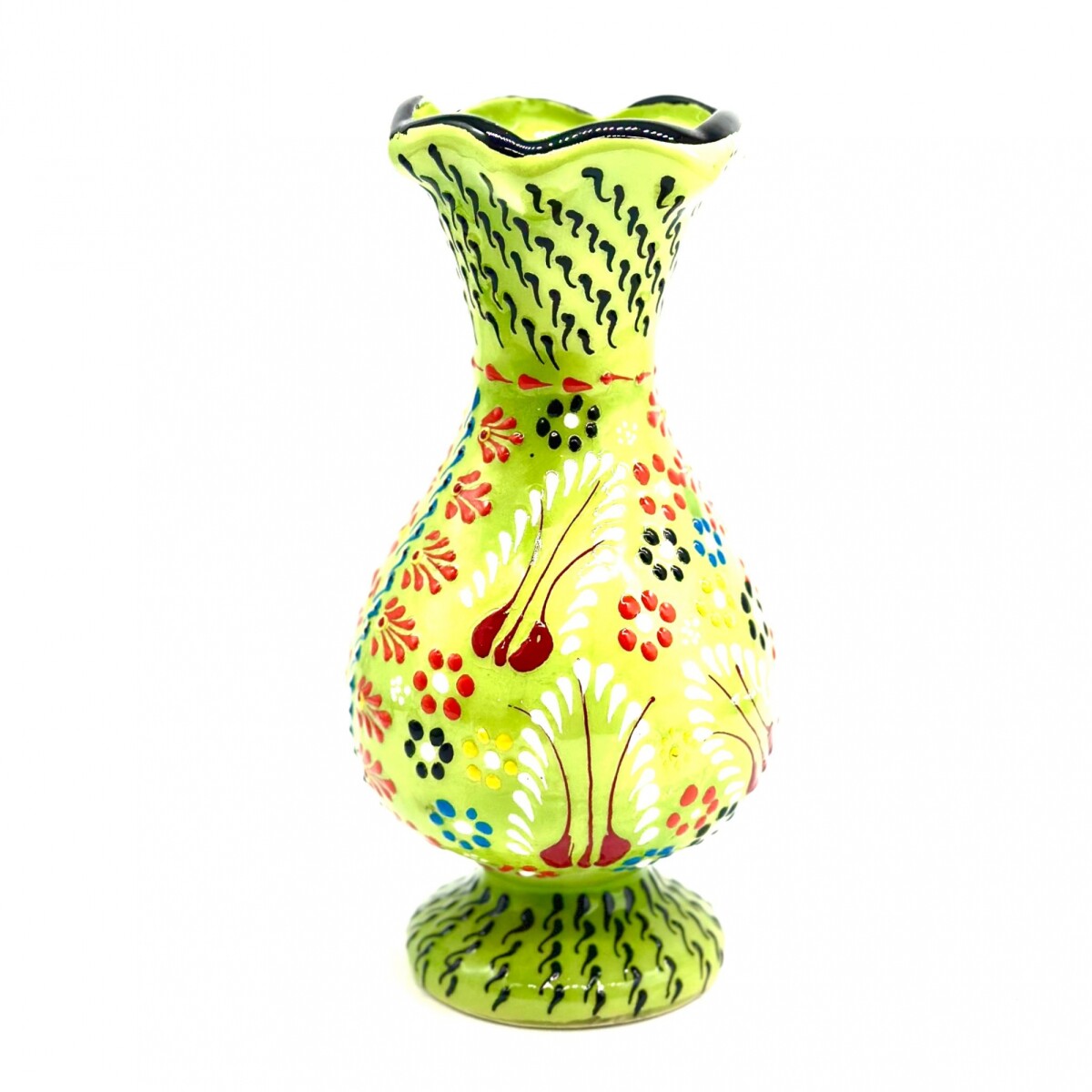Florero de cerámica 25 cm - Verde claro 