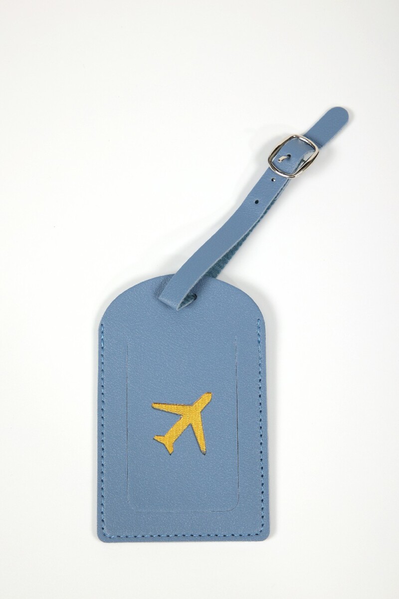 Etiqueta Valija Travel - Azul 