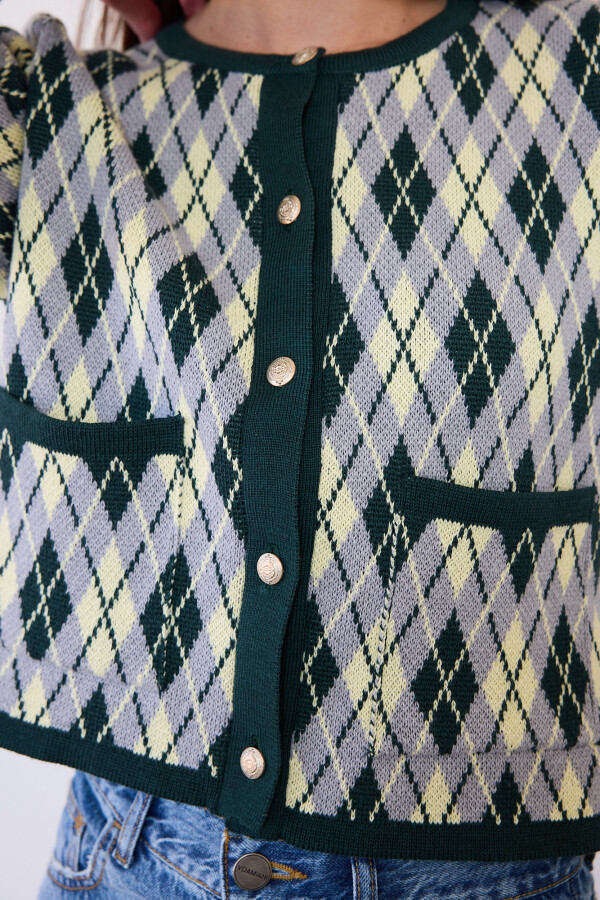 Saco Rombos Renata Verde