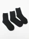 MEDIAS NIÑO PACK 3 PCS NEGRO