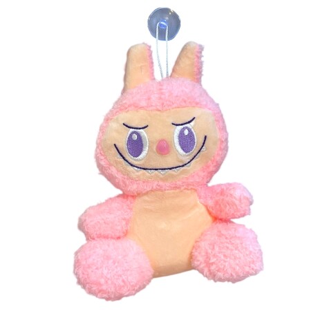 Muñeco Labubu para Colgar Rosado Claro