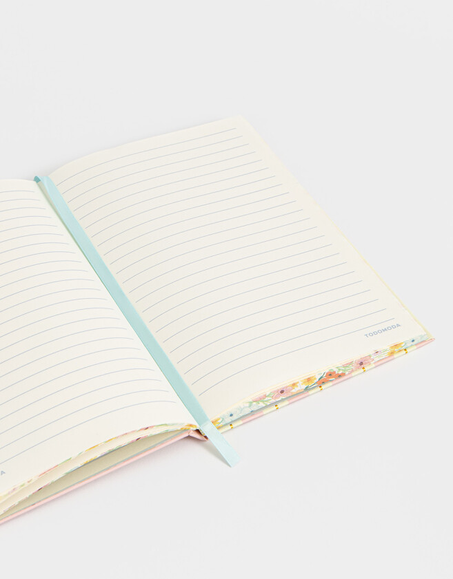 Anotadores Cuadernos y Memos Flores Cuaderno Notes "enjoy The Process" - Combinacion Multicolor