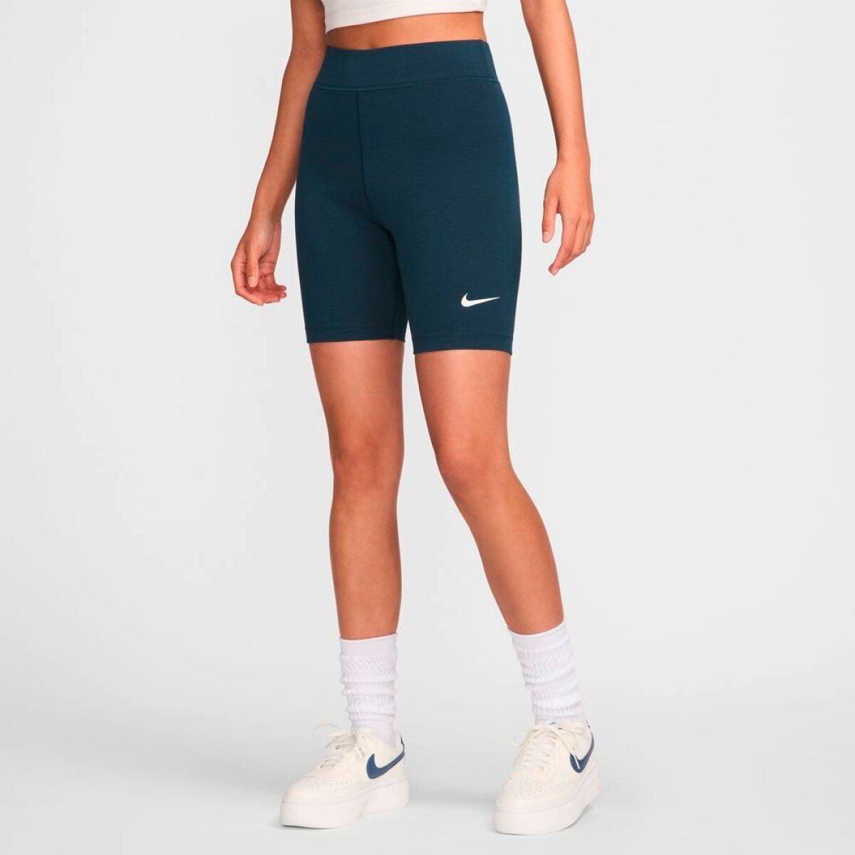 Pantalón Biker Nike Sportswear Classic 8In de Mujer - Azul 