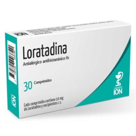Loratadina Ion 10 mg 30 comprimidos. Loratadina Ion 10 mg 30 comprimidos.