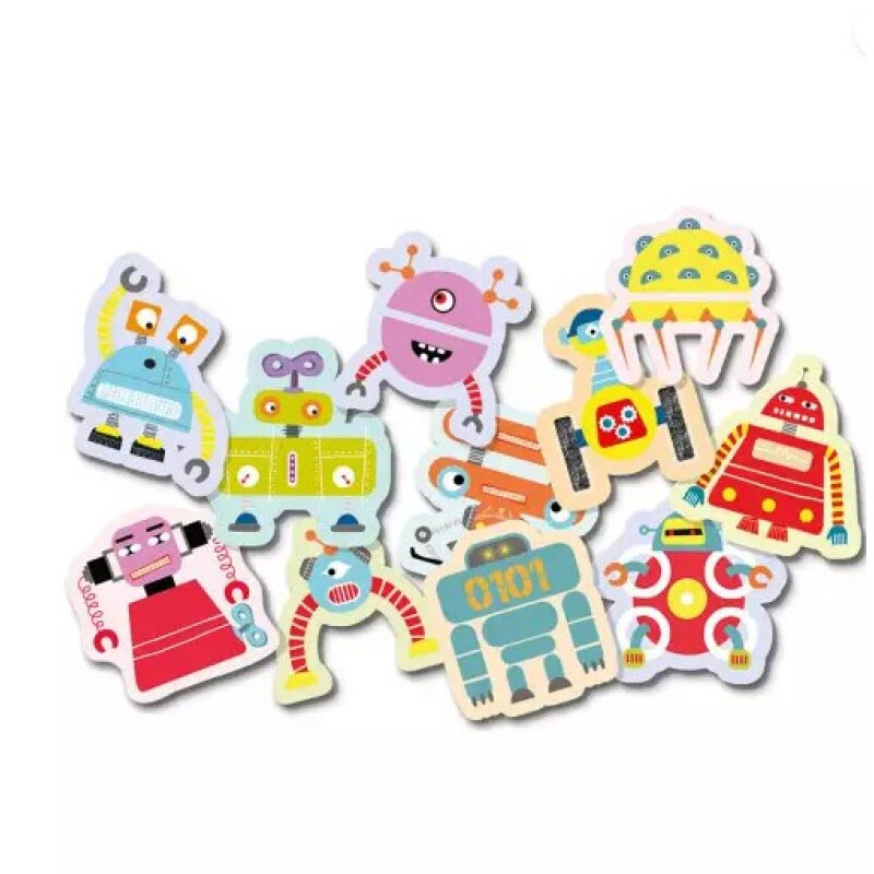 Pack 100 stickers robots - Auzou Unica