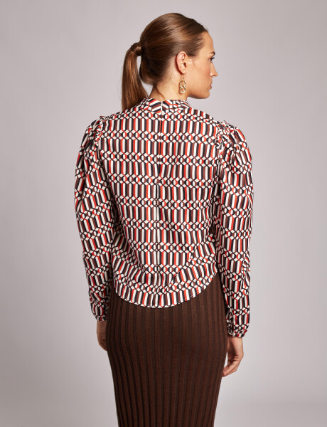 Blusa fantasia chocolate