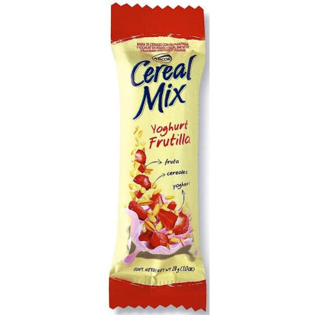 BARRA CEREAL MIX ARCOR YOUR FRUTILLA 26G BARRA CEREAL MIX ARCOR YOUR FRUTILLA 26G