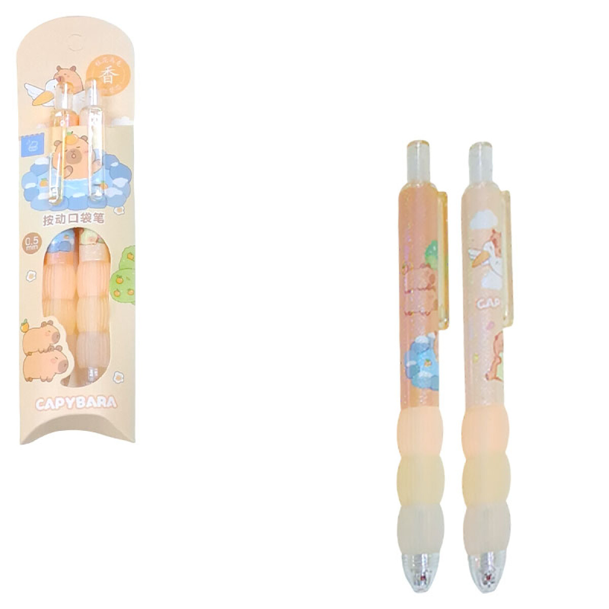 Bolígrafo Capi 2pcs tinta negra - Bolígrafo Capi 2pcs Tinta Negra 