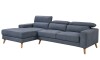 Sofá Chaise MILO en Tela PREVENTA Gris