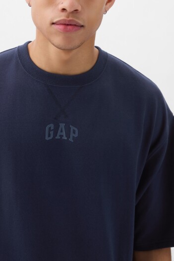 Remera Logo Gap Hombre Navy Uniform