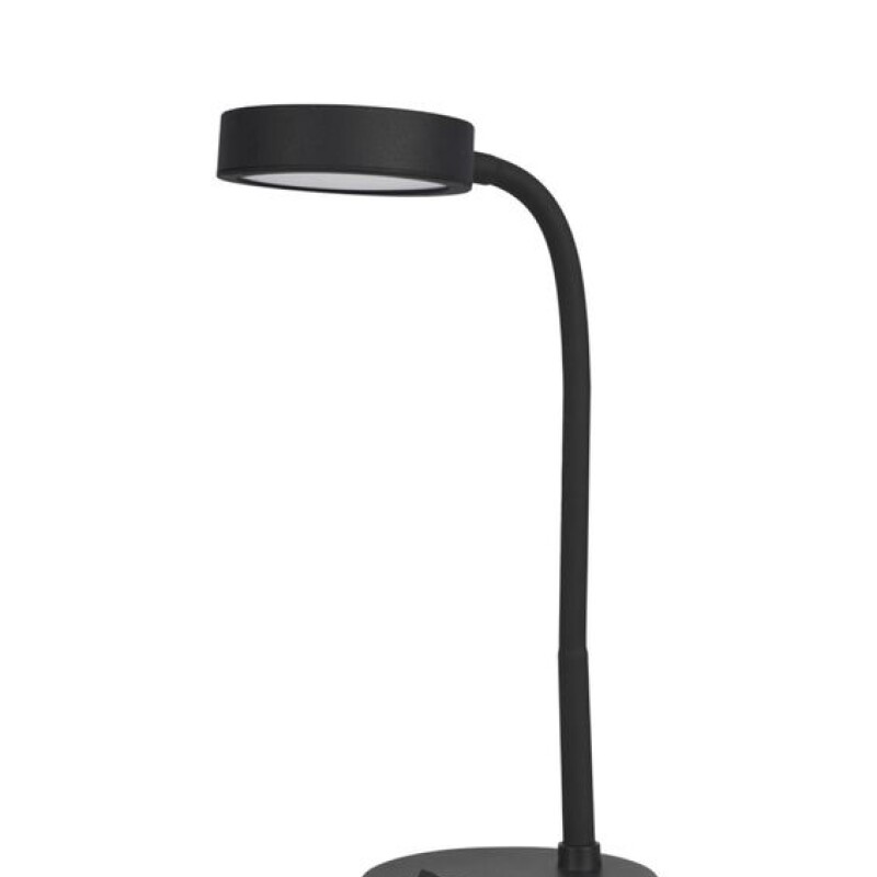 VELADOR DE MESA ELO 6W NEGRO 6500K VELADOR DE MESA ELO 6W NEGRO 6500K