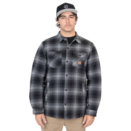 Camisa Overshirt Maui and Sons - Flannel Storm - Gris Camisa Overshirt Maui and Sons - Flannel Storm - Gris