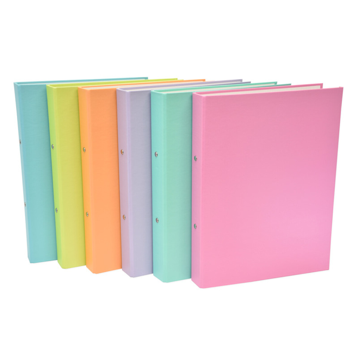 Bibliorato A4 2 Anillos Liso Pastel 