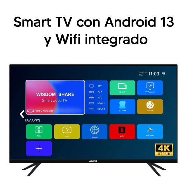 Smart Tv Asano 55d1 4k 55" TV 55 ASANO 55D1 SMART 4K