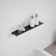 REPISA ACERO INOXIDABLE METAL LINEA BAÑO COLOR NEGRO MATE NEGRO