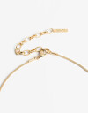 Collares Largos Metal Collar Largo Arandelas Biplating - Dorado Oro Cepillado Mate