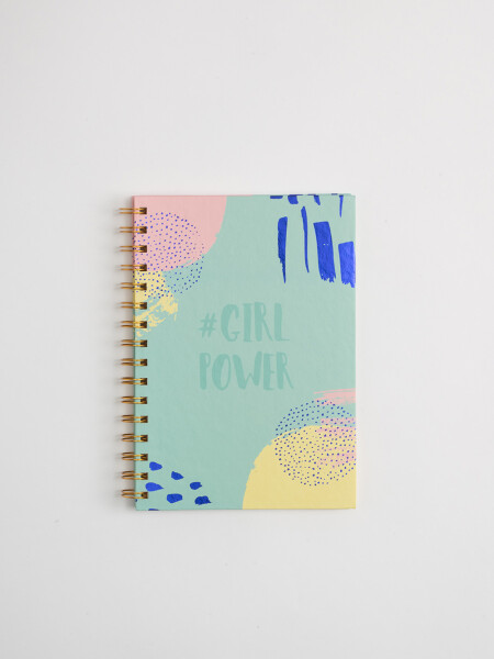 Libreta espiral a5 Girl Power