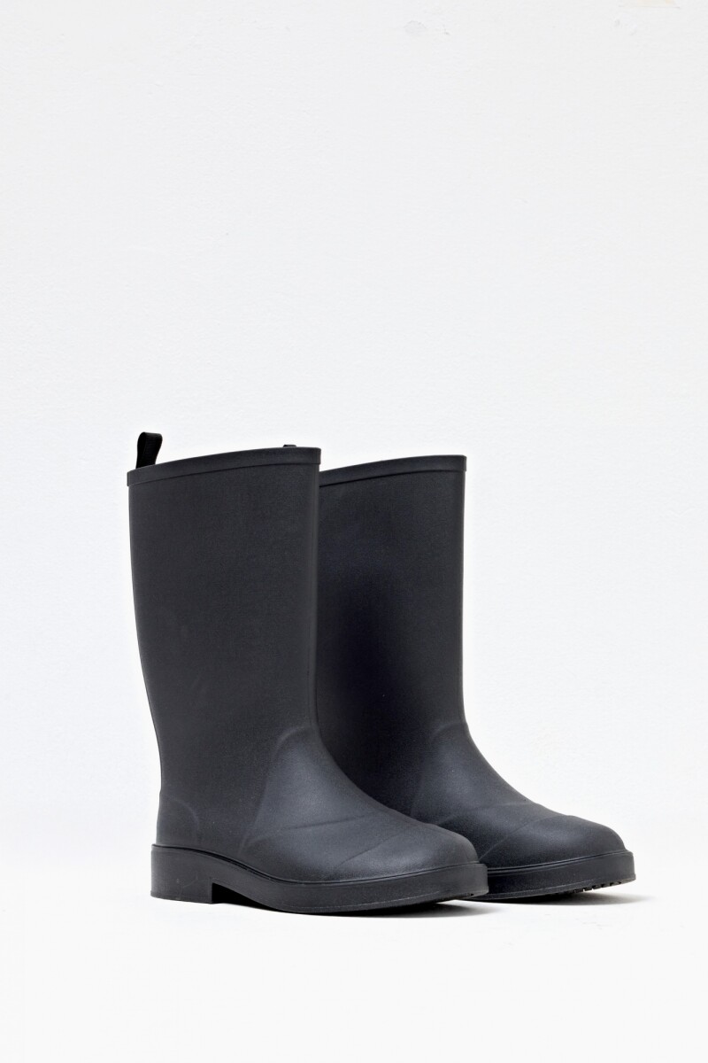 Bota de lluvia negro