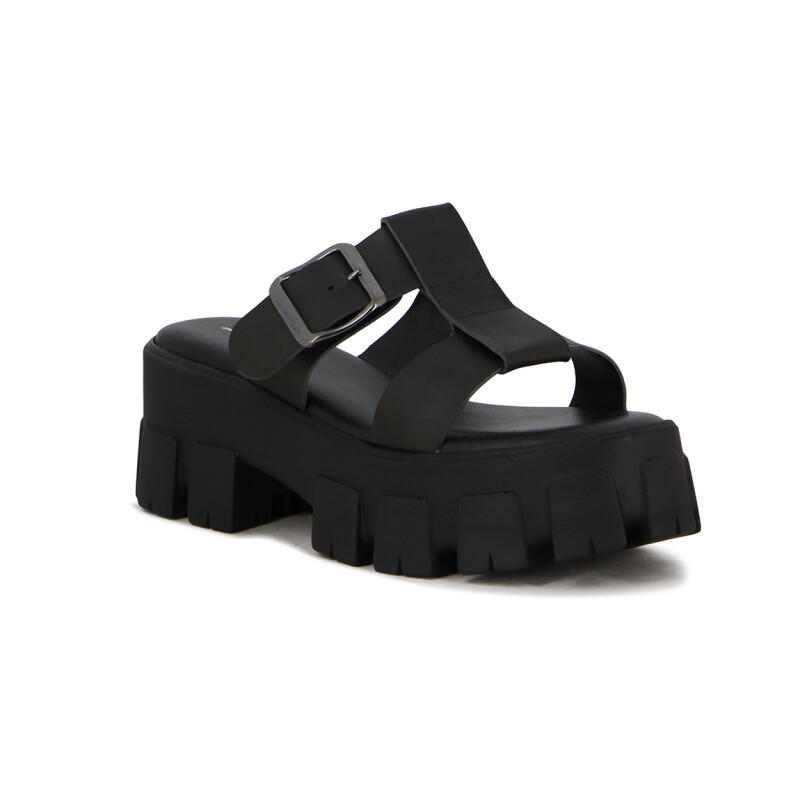 Sandalias Mujer Darkness Plataforma Negro-negro