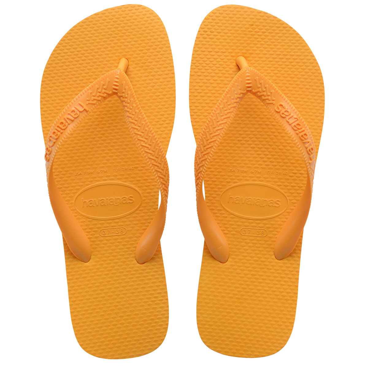 Ojota Unisex Havaianas Havaiana Top Havaianas - Anaranjado - Amarillo Cítrico 