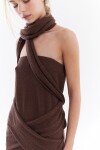 Vestido Calypso Marrón