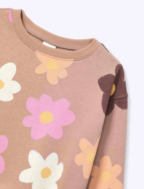 BUZO ESTAMPADO INFANTIL BEIGE