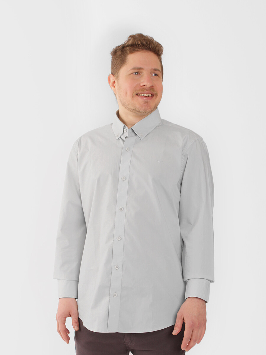 Camisa de Algodón Principe - Gris Claro 