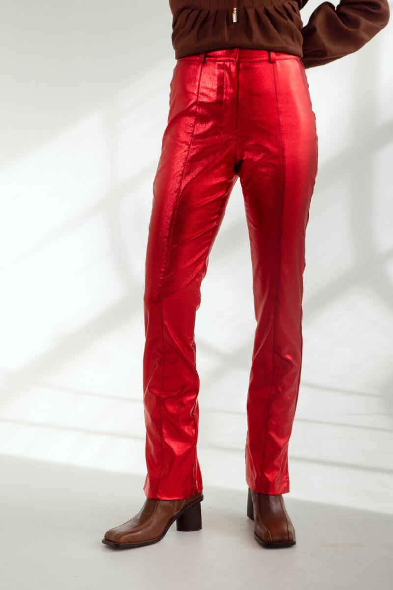 PANTALON CORIN INSECT - Rojo 