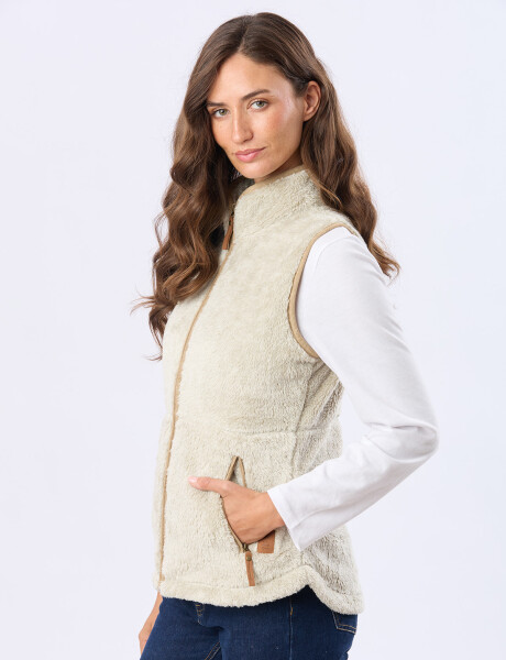 CHALECO SHERPA SUAVE Gris