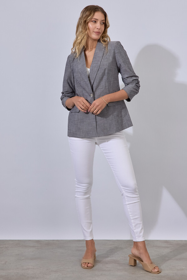 Blazer Manga Frunces GRIS