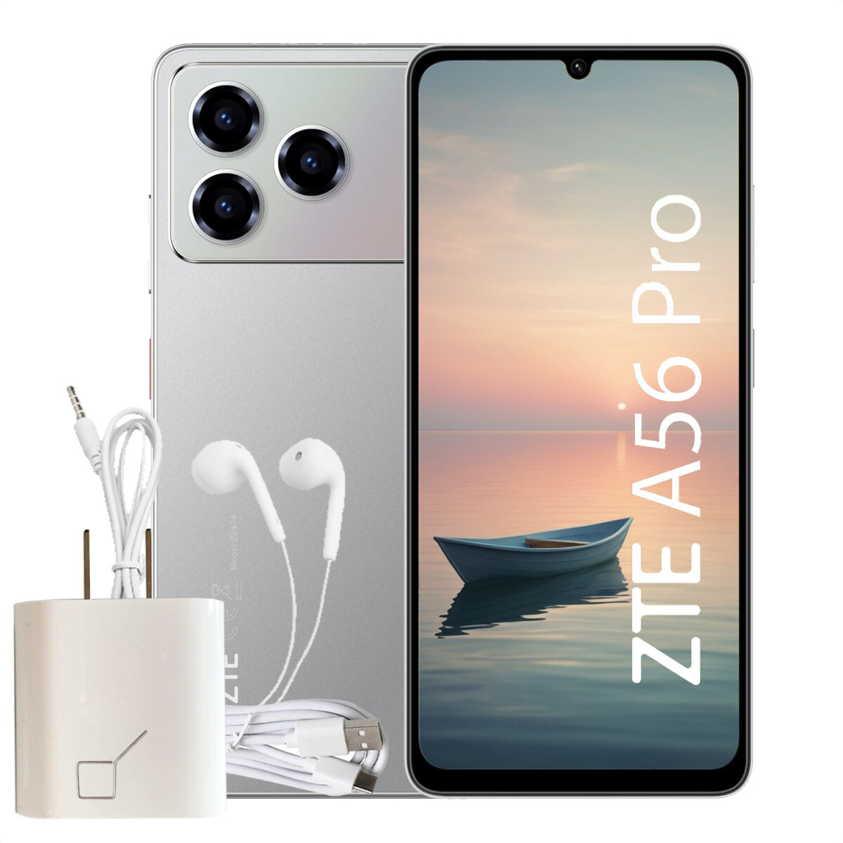 Zte Blade A56 Pro 14gb (4+10) Ram 128gb 4g Lte - CEL ZTE BLADE A56 PRO 12/128 GRIS POLAR 