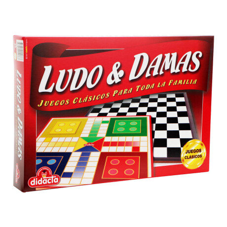 Juego De Mesa Didacta Ludo Y Damas Clasico 2 en 1 Juego De Mesa Didacta Ludo Y Damas Clasico 2 en 1