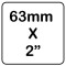 Manguito M PVC 63mm x 2"