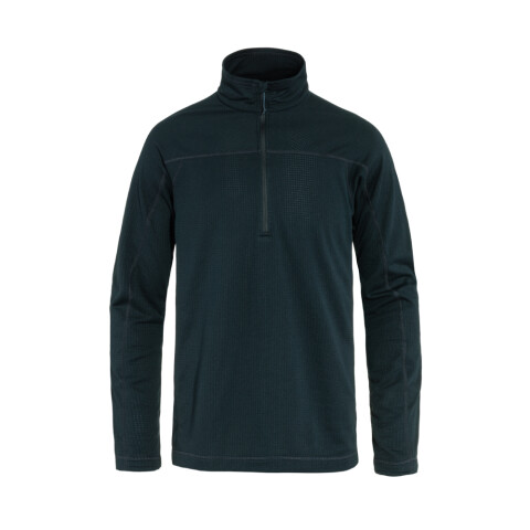 Casaca Fjallraven Abisko Lite Fleece Half Zip M Hombre Dark Navy