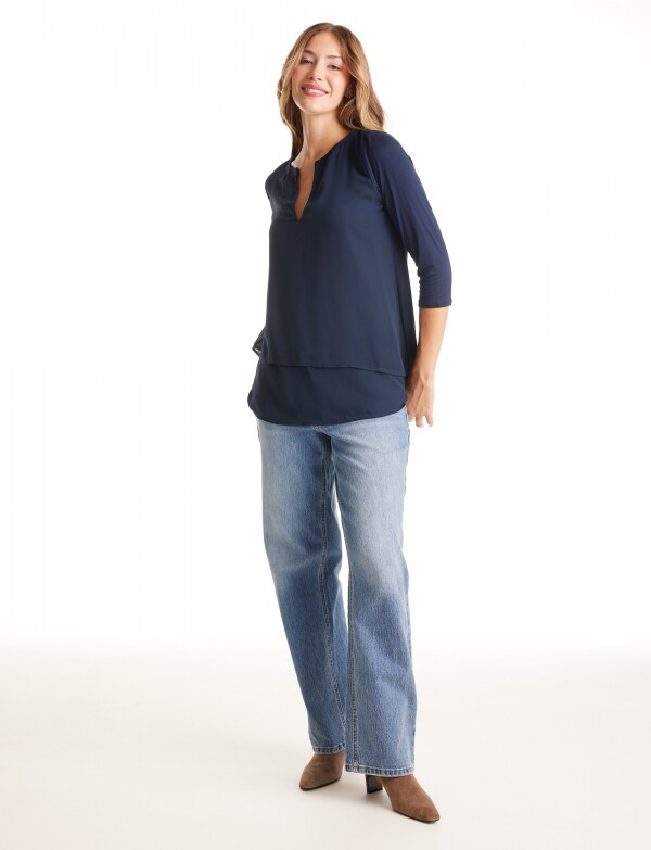 Blusa Layers AZUL