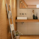 Porcelanato Maderado Mate Liso 24.50X100Cm Piso Pared GAMAS DE MARRON