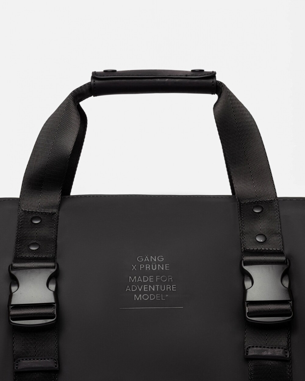 Bolso J Gang en rubber Unisex Negro