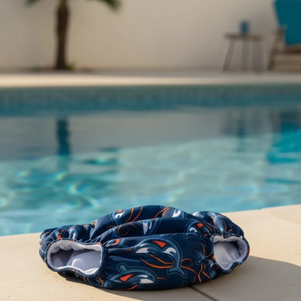 Pañal agua reutilizable TUGA 24 a 30 meses navy orca