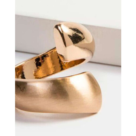 Anillo Espiral Dorado