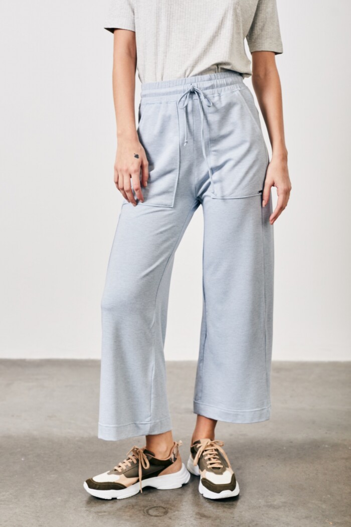 Pantalón Celeste Melange