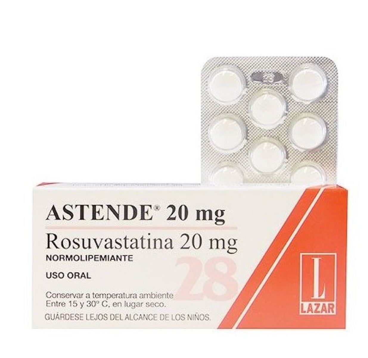 Astende 20mg 28 Comprimidos 
