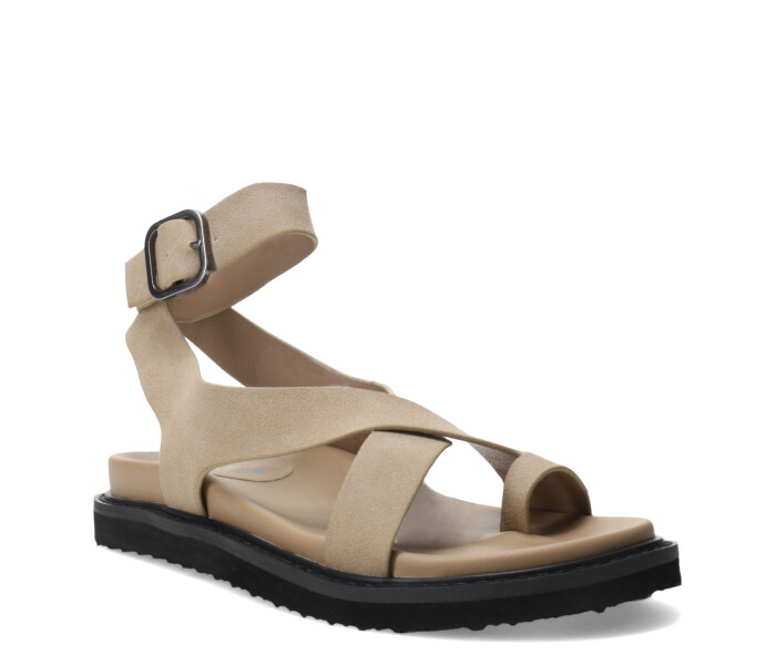 Sandalia HEAVEN con hebilla Taupe